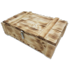 Ящик деревянный подарочный с крышкой и наполнителем - 2300